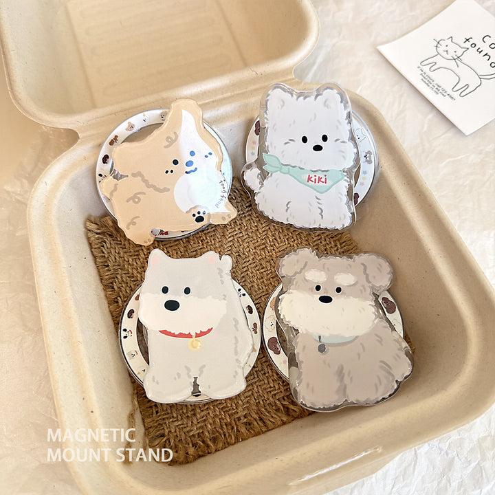 Magnetic smartphone holder in cute dog design Kalsten