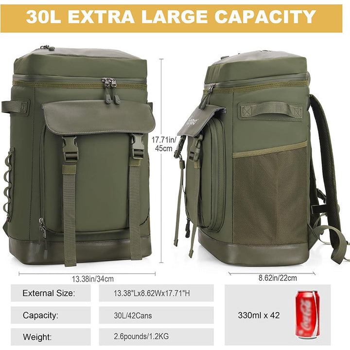 Multifunctional cooler bag backpack with insulated inner compartment Kalsten