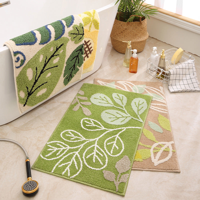 Abstract Pattern Bath Mat for Bathroom
