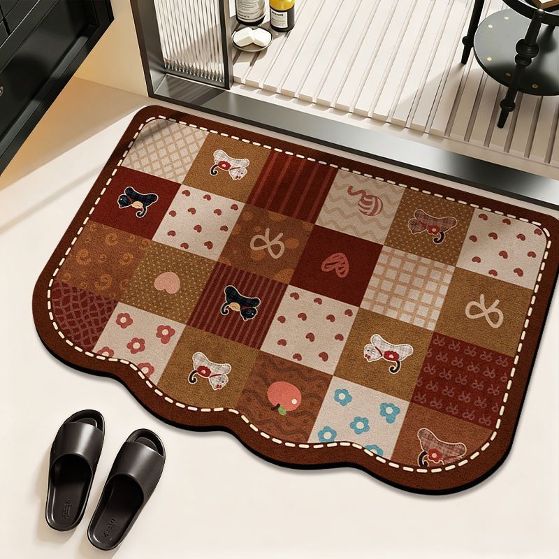 Cat-Theme Decorative Bath Mat