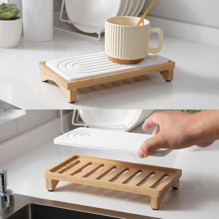 Elegant Bamboo Serving Tray