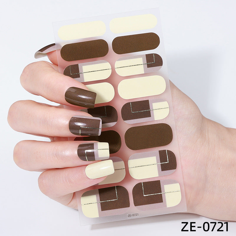 Artistic Press-On Nail Wraps