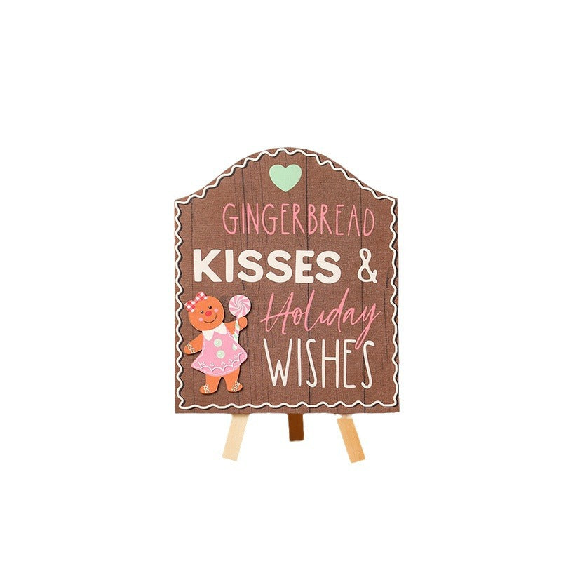 Decorative Christmas poster with Christmas cookies motif Kalsten