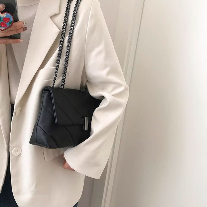 Quilted Leather Crossbody Bag Kalsten