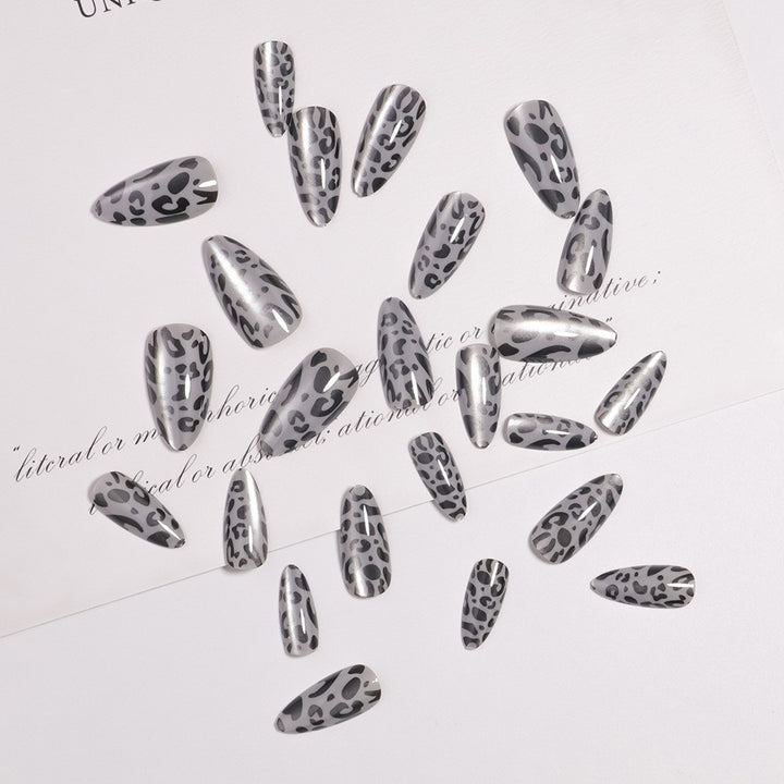 Artistic Leopard Nail Press-On Set Kalsten