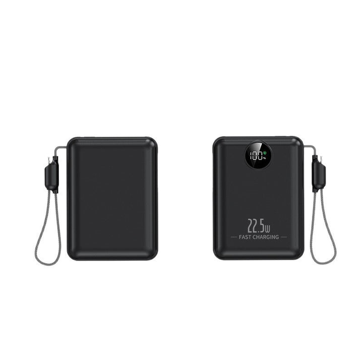 Portable power bank with LCD display and multifunctional connection options Kalsten