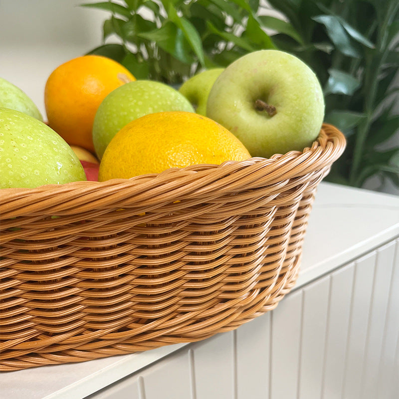 Woven Oval Serving Basket Kalsten