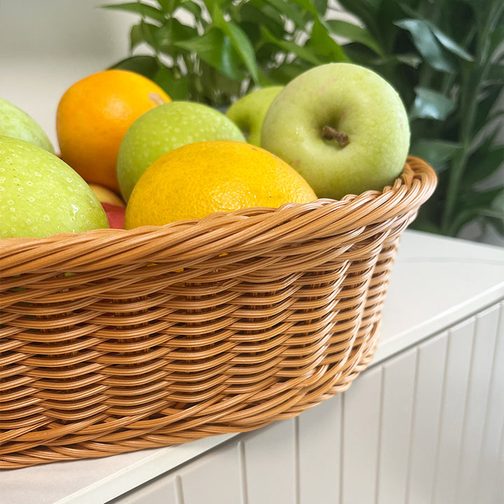 Woven Oval Serving Basket Kalsten