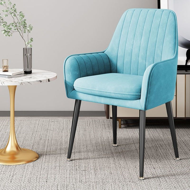 Modern Accent Chair with Gold Legs Kalsten