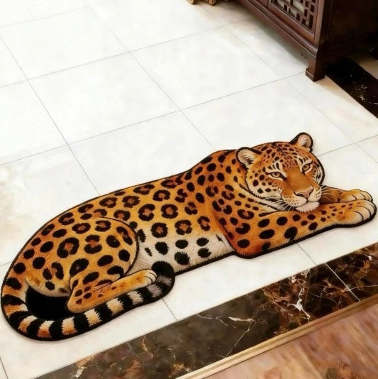 Cartoon Tiger-Themed Area Rug