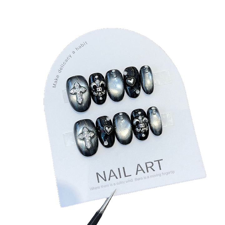 Artificial Nail Set with Decorative Elements Kalsten