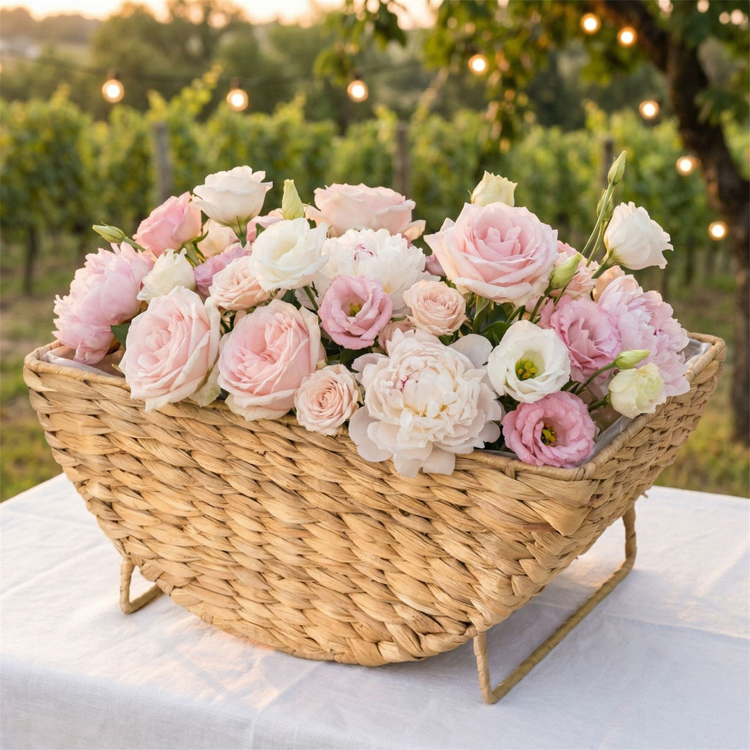 Decorative basket for storing blankets and magazines Kalsten