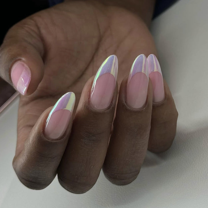Artistic stiletto nails with elegant gradient Kalsten