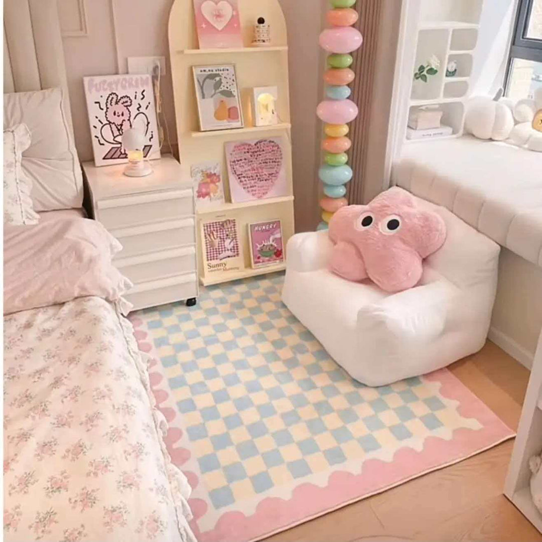 Playful Checkerboard Area Rug