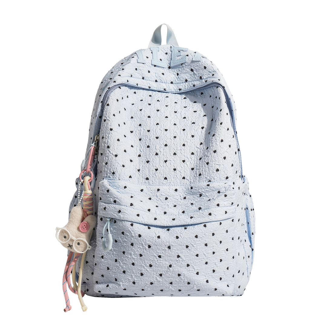 Playful Heart Patterned Everyday Backpack
