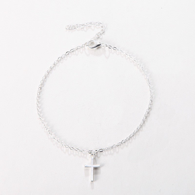 Delicate Cross Charm Bracelet Kalsten