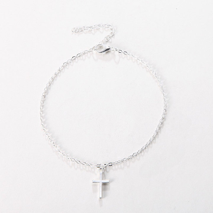 Delicate Cross Charm Bracelet Kalsten