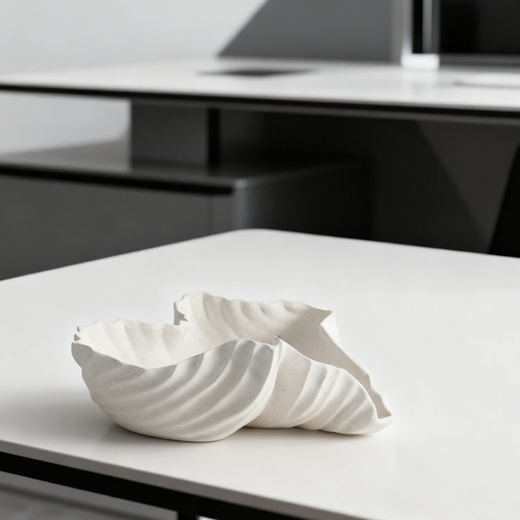 Elegant Shell-Shaped Decorative