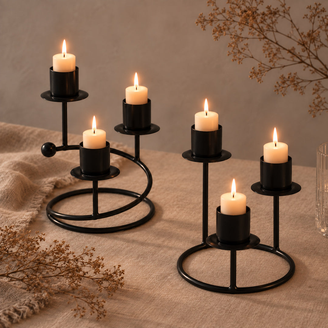 contemporary minimalist candle holder