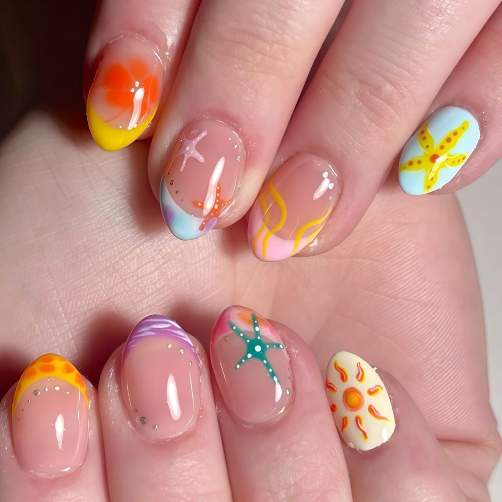 Creative and colorful nail design set Kalsten