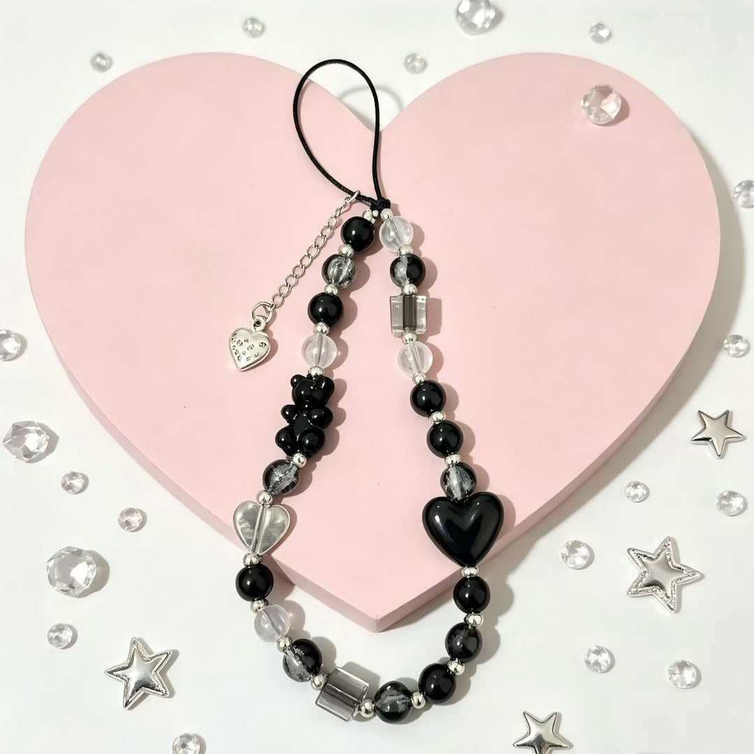Heart-Themed Beaded Necklace Kalsten