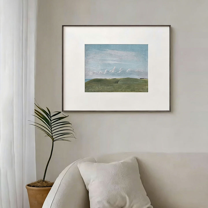 Framed Minimalist Landscape Art Print