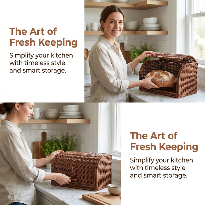 Bread basket with lid Kalsten