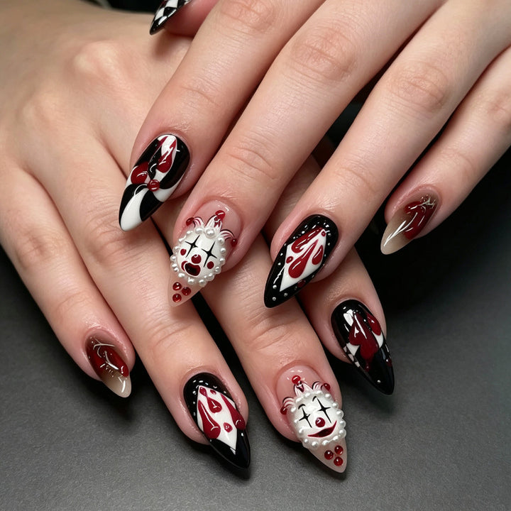 Halloween-Themed Press-On Nail Art Set Kalsten