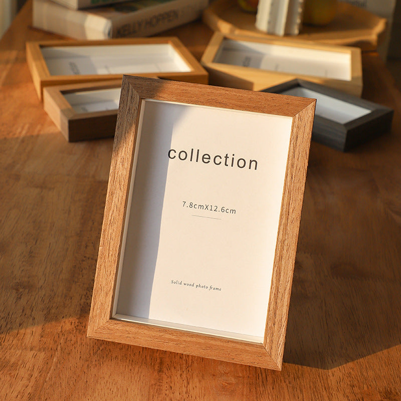 Elegant Wooden Photo Frame for Tabletop Display