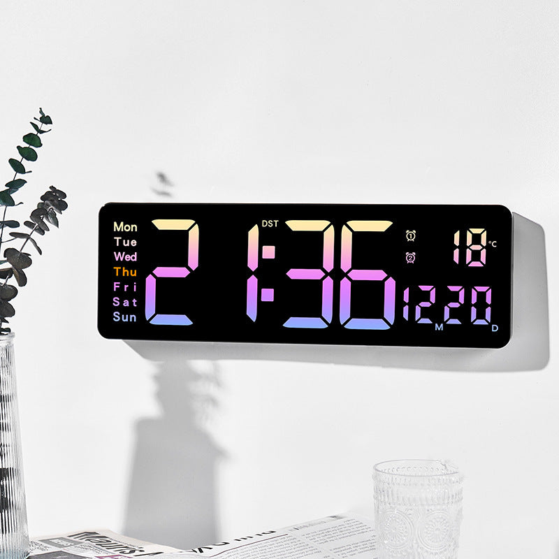 Funk alarm clock with large LED display and temperature display Kalsten