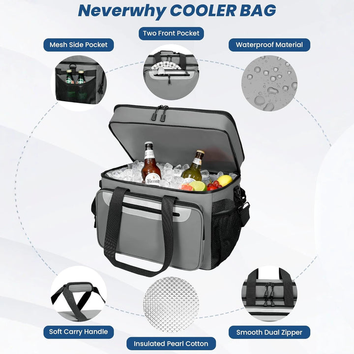 Ladies multifunctional cooler bag with organizer Kalsten