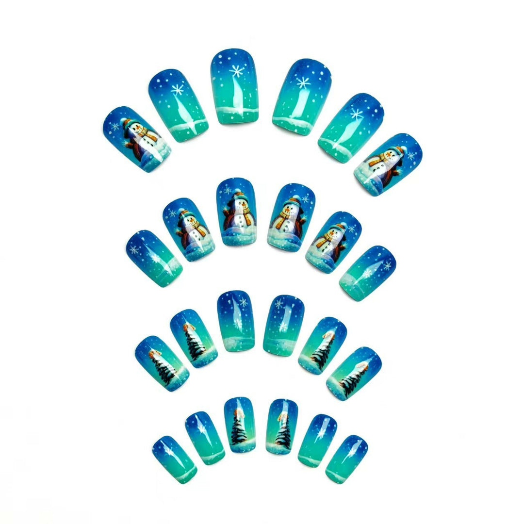 Winter Wonderland Themed Nail Art Kalsten