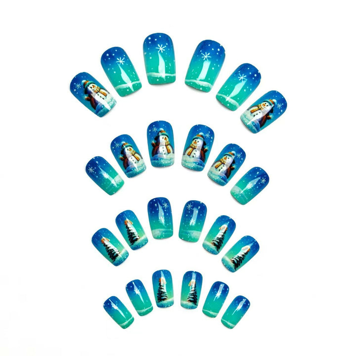 Winter Wonderland Themed Nail Art Kalsten