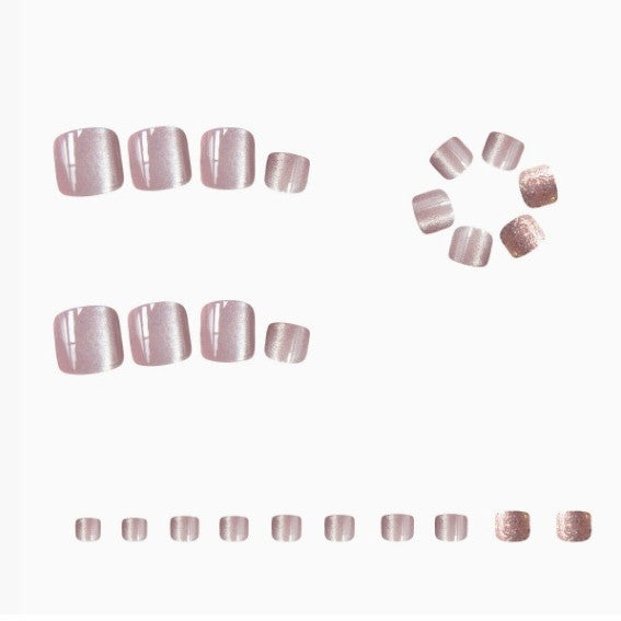 Decorative Glittered Toe Nail Art Kalsten