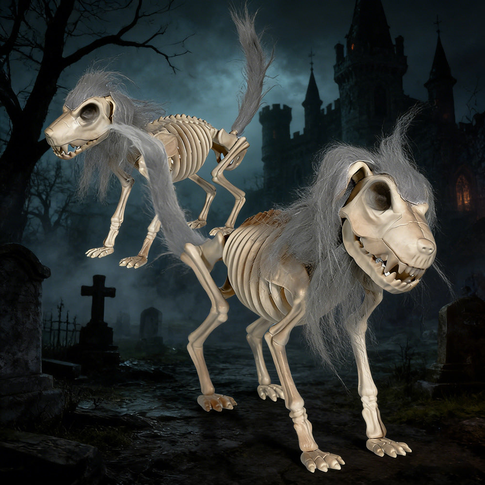Decorative Skeleton Dog Figurine Kalsten