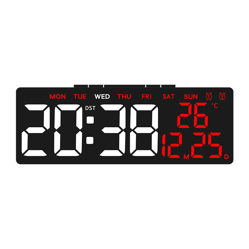 Digital alarm clock with large, clear LED display and temperature display Kalsten