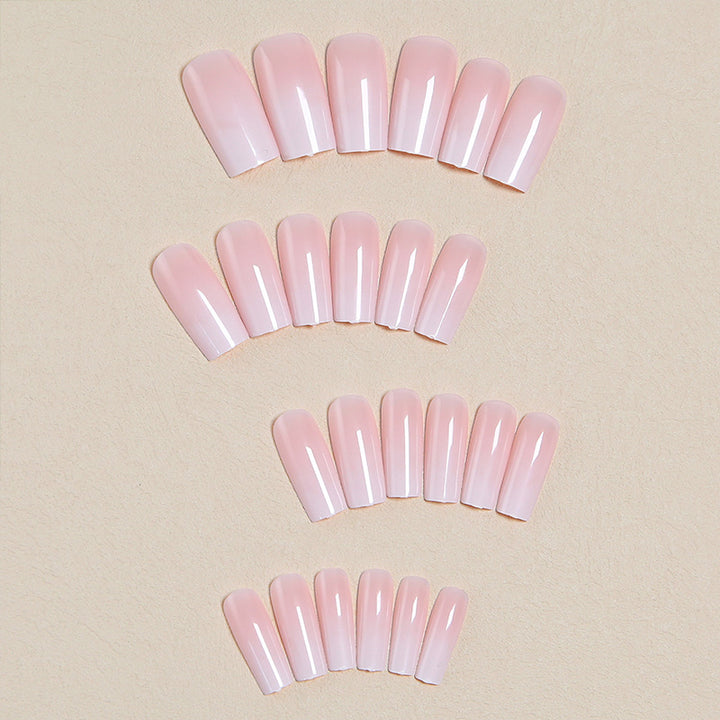 Elegant extension nails with ombre effect Kalsten