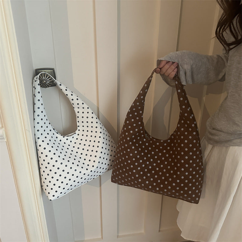 Polka Dot Hobo Bag