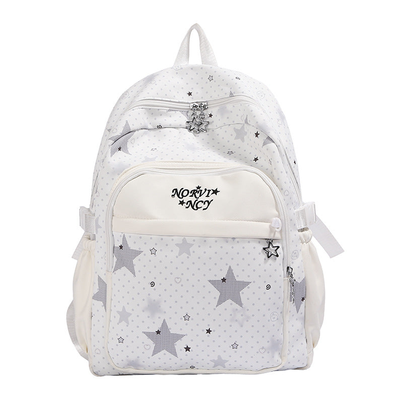 Stylish Star-Print Backpack Kalsten