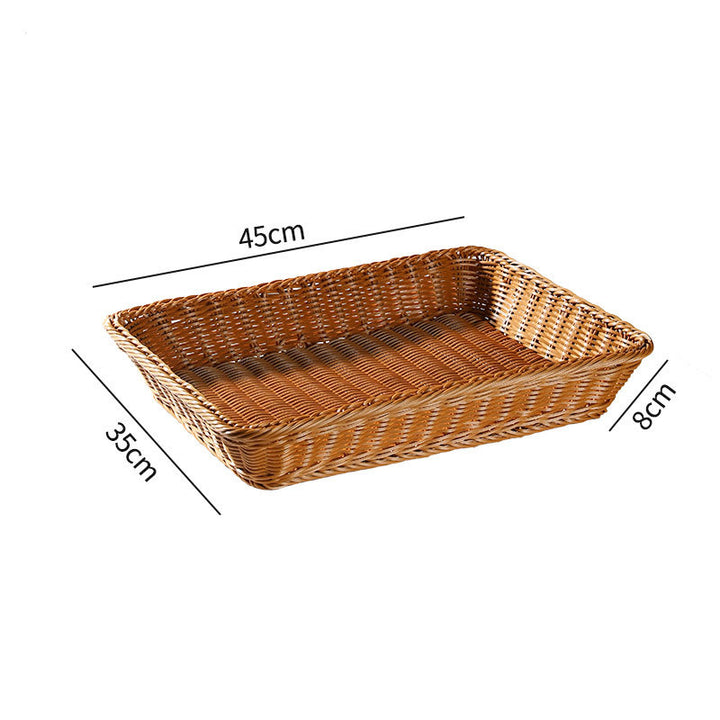 Large Rectangular Woven Storage Tray Kalsten