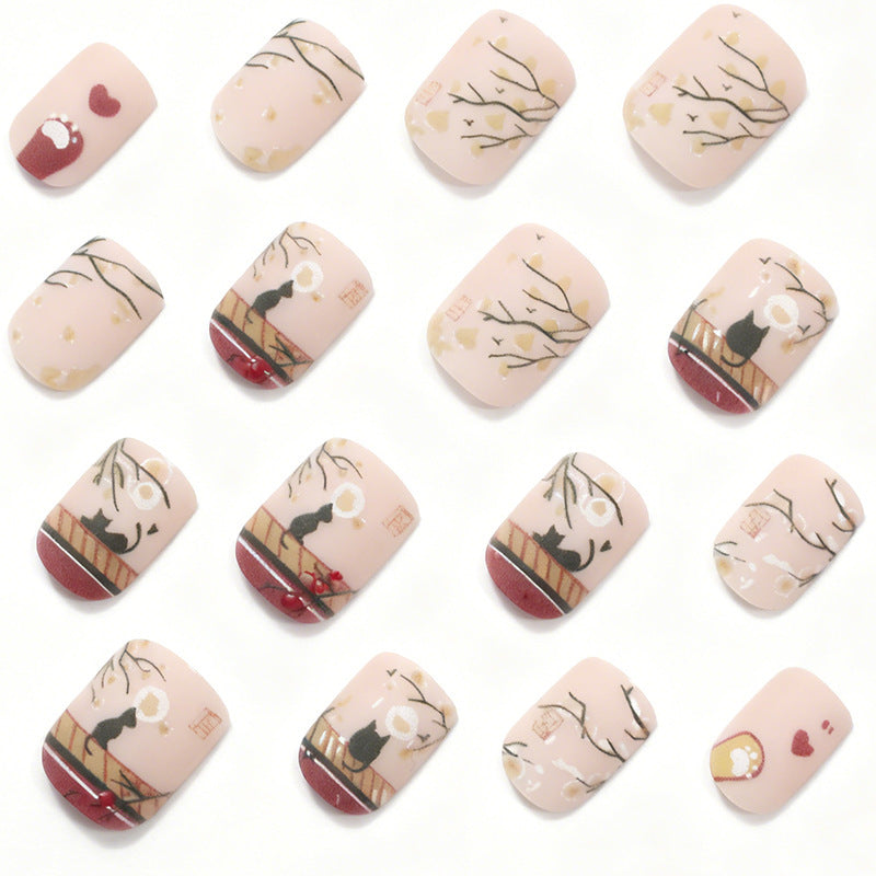 Artistic Cat Nail Set Kalsten