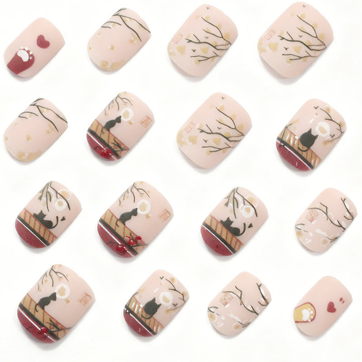 Artistic Cat Nail Set Kalsten