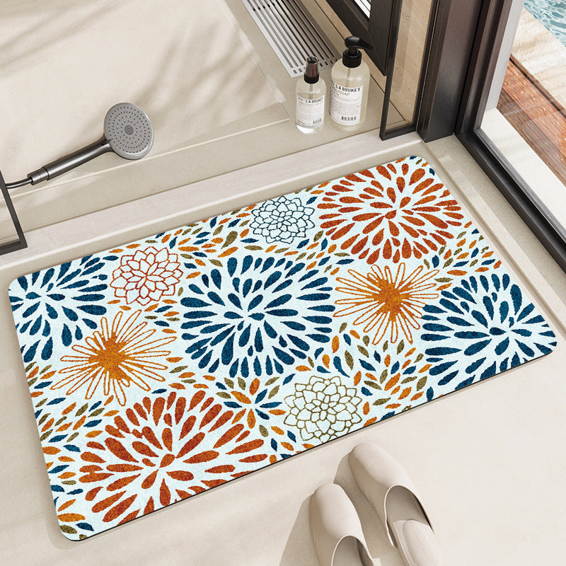 Abstract Geometric Pattern Bath Mat Kalsten