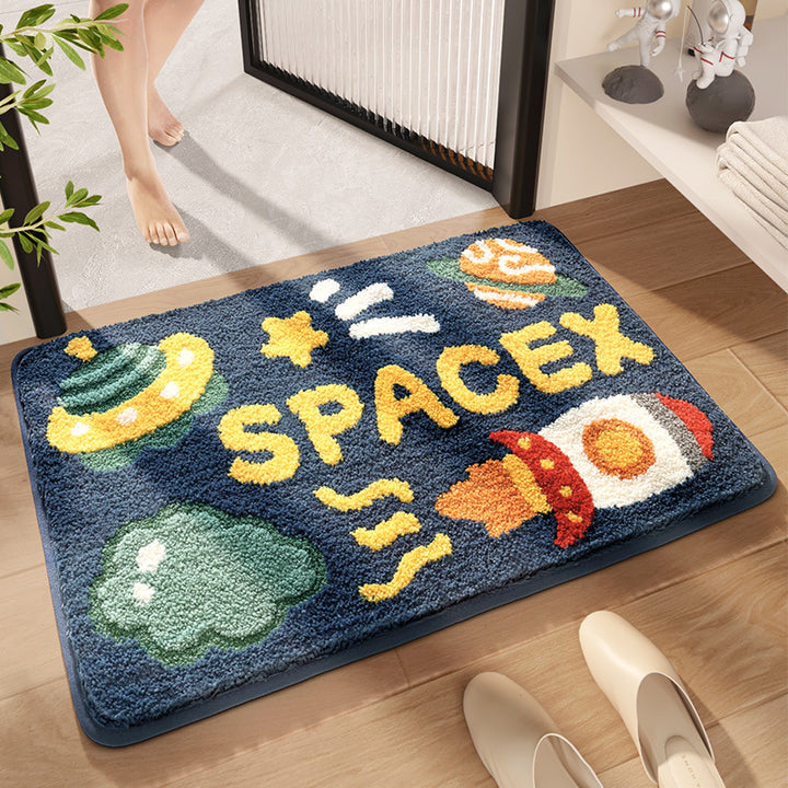 Floral Bath Mat Kalsten