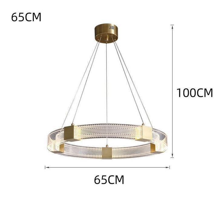 Modern Elegant Circular Pendant Light