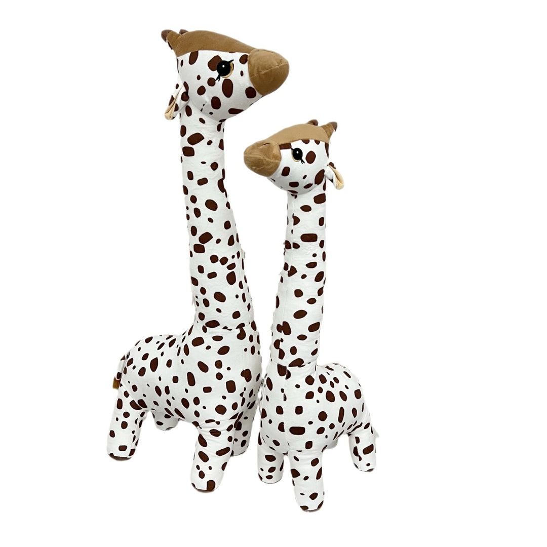 Oversized Plush Giraffe Family Floor Toy