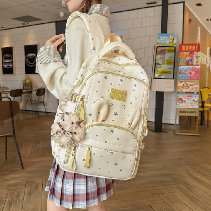Star Print Multi-Functional Backpack Kalsten