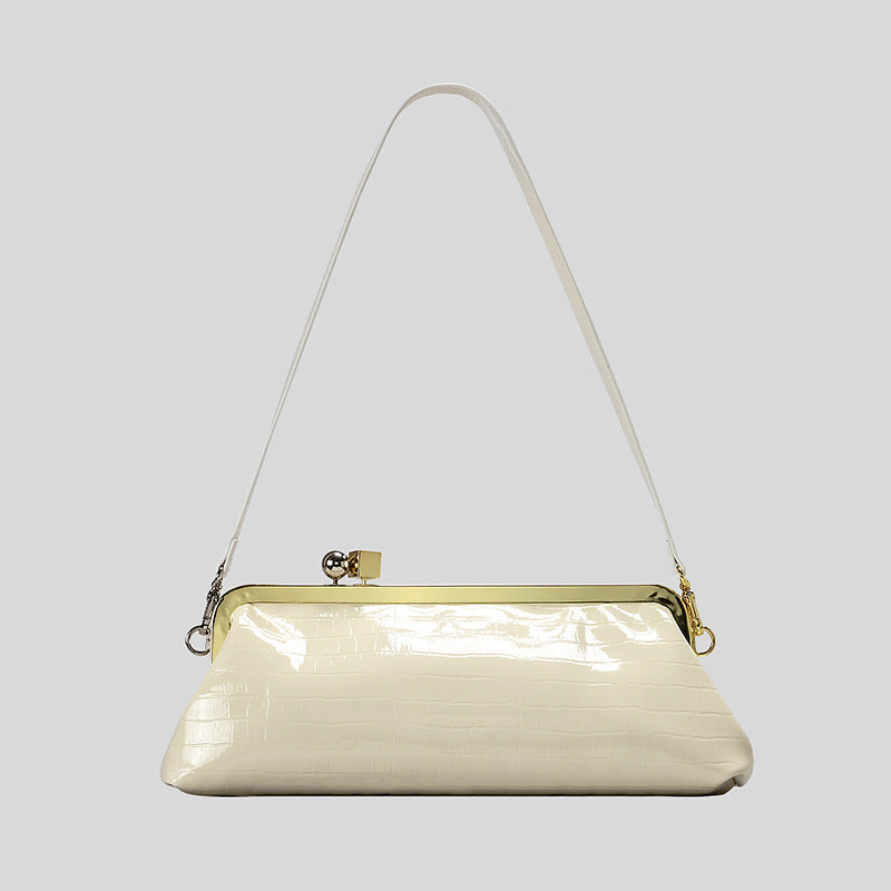 Elegant Patent Leather Evening Handbag