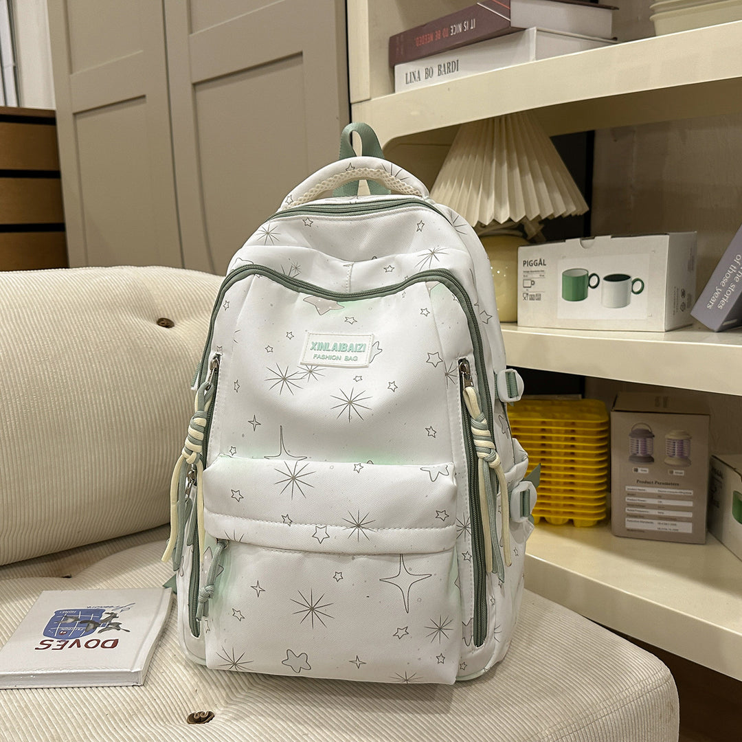 Multifunctional Star-Patterned Backpack