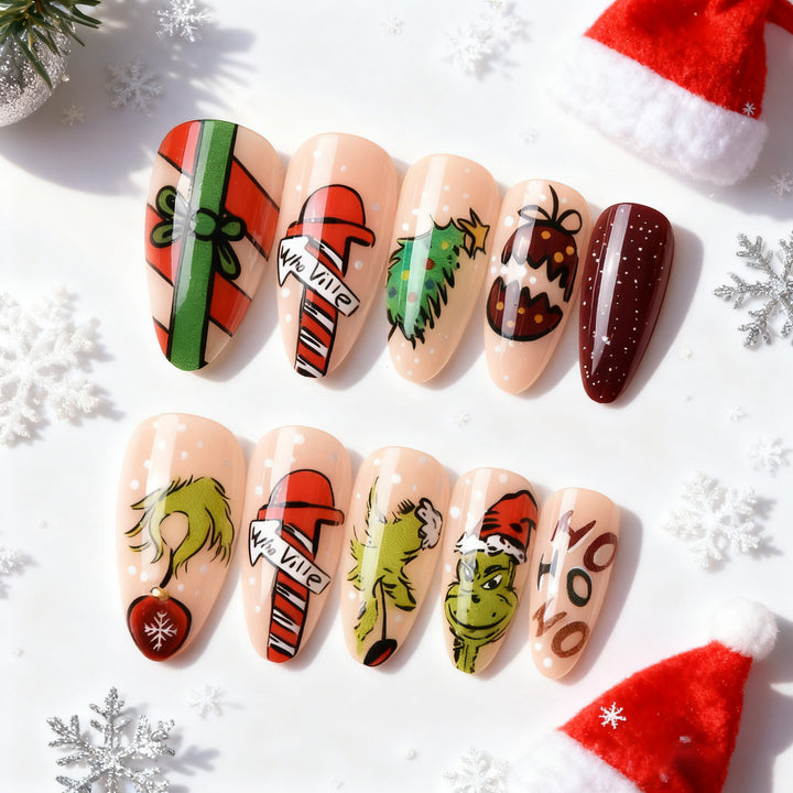 Holiday-Themed Nail Art